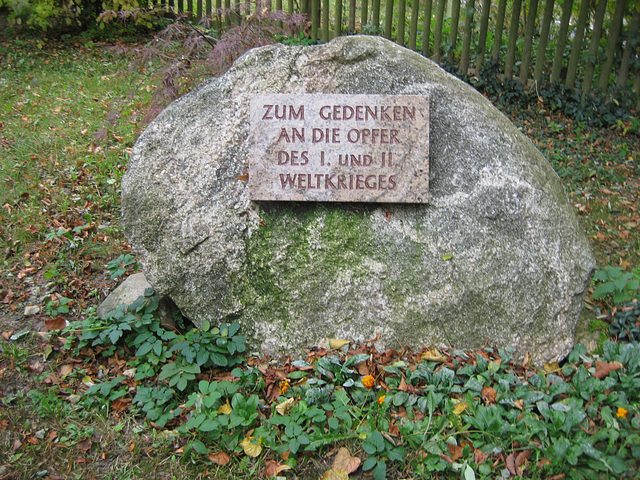 Denkmal Weltkriege - Liepe