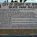 Skate Park Rules (5867)