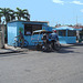 Bleu roulant / Wheeling blue - Varadero, CUBA. 5 février 2010 - Avec bleu photofiltré
