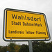 Ortseingang Bike - Wahlsdorf