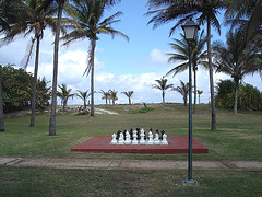 Échec et Dames  /  Chess & Checkers - Varadero, CUBA.  Février 2010