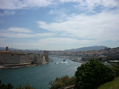 Marseille entrée du Vieux port