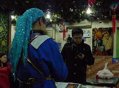 In a Xinjiang restaurant