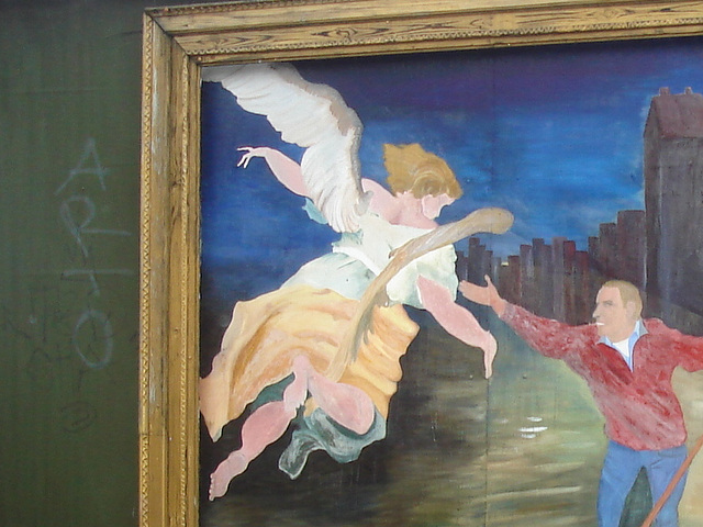 Tableau angélique / Angelic painting - Christiania / Copenhague - Copenhagen.  26 octobre 2008- L'ange arto / Arto angel