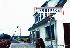 gare de Hunsbach (en Alsace ) 1969