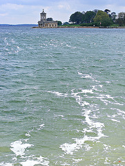 Chapel and waves