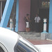 Varadero, CUBA - 3 février 2010 - Recadrage / Cubaine floue en talons hauts