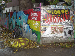 Bienvenue !  Welcome ! Velkommen !  Christiania /  Copenhague - Copenhague.  26 octobre 2008.