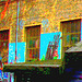 Le bâtiment Deck  /  The Deck building - Christiania / Copenhague - Copenhagen.  26 octobre 2008 - Postérisation