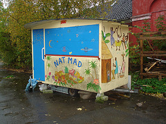 Nat mad house /  La petite maison Nat mad - Christiania / Copenhagen - Copenhague.  26 octobre 2008