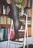 Lady Roxy avec / with permission - Lecture en talons hauts / Reading in high heels