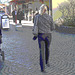 Josfphsons Blond Lady in hidden sexy  boots /  Blonde Josfphsons en bottes sexy cachées - Ängelholm / Suède - Sweden -  23-10-2008- Postérisation