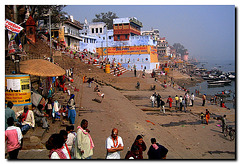 Ghat, Varanasi, Indien