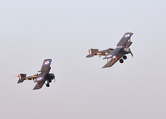 Avro 540K leading SE5a