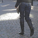 Seb blond in kitten heeled boots / Blonde Seb en bottes à talons bas - Ängelholm / Suède - Sweden - 23-10-2008 -