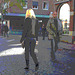 Seb blond in kitten heeled boots / Blonde Seb en bottes à talons bas - Ängelholm / Suède - Sweden - 23-10-2008 - Postérisation