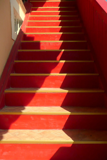 Rote Treppe in Ostrau bei Bad Schandau
