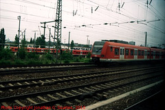 Trains Near Munchen Hbf, Edited Version, Munchen (Munich), Bayern, Germany, 2010
