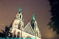 Kathedral Pfarrampt St. Paul at Night, Picture 2 Edit, Munchen (Munich), Bayern, Germany, 2010