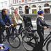 La Cycliste Giro / Giro Lady biker - Copenhague / Copenhagen - Danemark / Denmark.  20 octobre 2008 - Postérisation