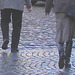 Dame blonde du bel âge en bottes de cuir à talons plats / Blond swedish mature Lady in chunky flat heeled boots - Båstad / Sweden - Suède.  25 octobre 2008.