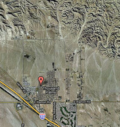 Location of Mountain Lion Attack