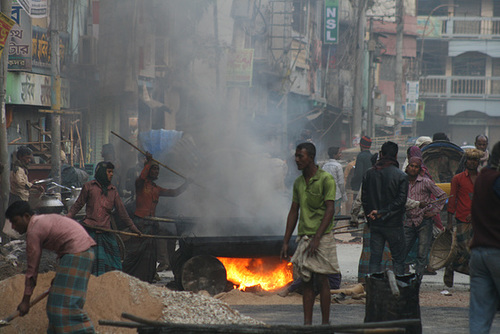 Roadworks, Bangladesh