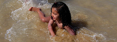 Rafaela, mermaid on shore (1)