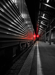 red light for the night train