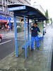 Cleaning Hauptbahnhof Sud Tram Stop, Munchen (Munich), Bayern, Germany, 2010
