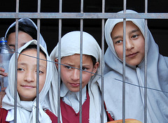 Schoolgirls, Kargil, Kashmir