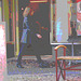 La Dame Ronne en bottes sexy / Ronne Swedish Lady in sexy boots - Ängelholm  / Suède - Sweden.  23-10-2008 - Postérisation