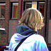 Swedbank Blond mom in SS boots with her readhead friend /  Maman blonde en bottes SS avec sa copine rouquine gentil -  Ängelholm / Suède - Sweden.  23-10-2008 - Postérisation