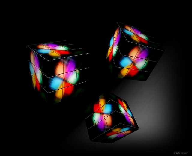flying cubes