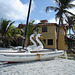 Swans sailing boat /  Voiler cygné - Varadero, CUBA.  3 février 2010