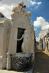 elegant Art Nouveau tomb