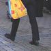 Dame très mature aux cheveux gris sur talons plats / Wallin ultra Swedish grey hair mature Lady on flats - Ängelholm  / Suède - Sweden.  23-10-2008