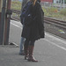 Pony tail redhead Lady in SS boots /  Rouquine " queuedechevallée " en bottes SS - Ängelholm  / Suède - Sweden.  23-10-2008