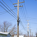 Old City Light and Power, Indiana Michigan Power Utility Pole