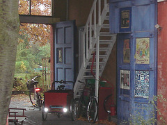 Den Kosmiske house / La maison Kosmiske - Christiania / Copenhague - Copenhagen.  26 octobre 2008.