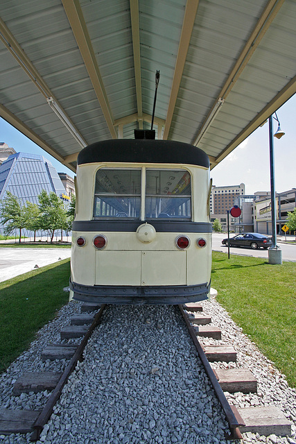 Antique Trolley at Union Station - Kansas City (7337)