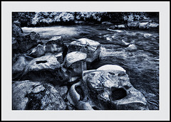 boulders at the river......