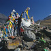 Prayer flags and the Kailash peak