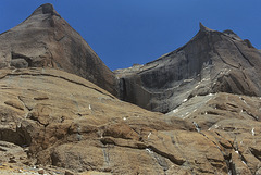 Mountain scape before Deraphuk