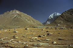 Famose vista to the Kailash peak