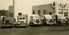 Weller's Dairy Trucks and Drivers, Johnstown, Pa.