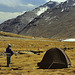 Overnight camp in the Lhachu valley