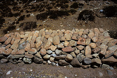 Mani stones at the Zutulpuk Monastery