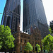 Multistory buildings in Melbourne downtown