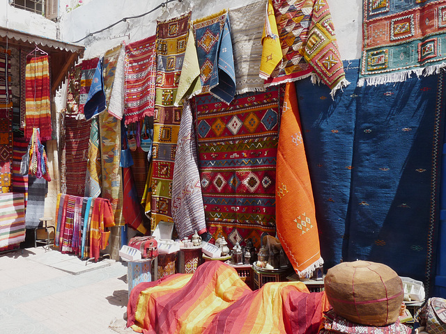A Colourful Corner of Essaouira